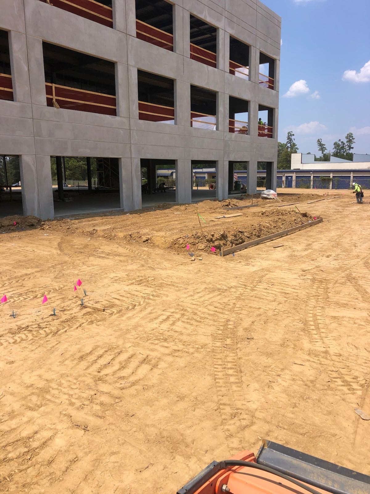 Sidewalk & curb layout